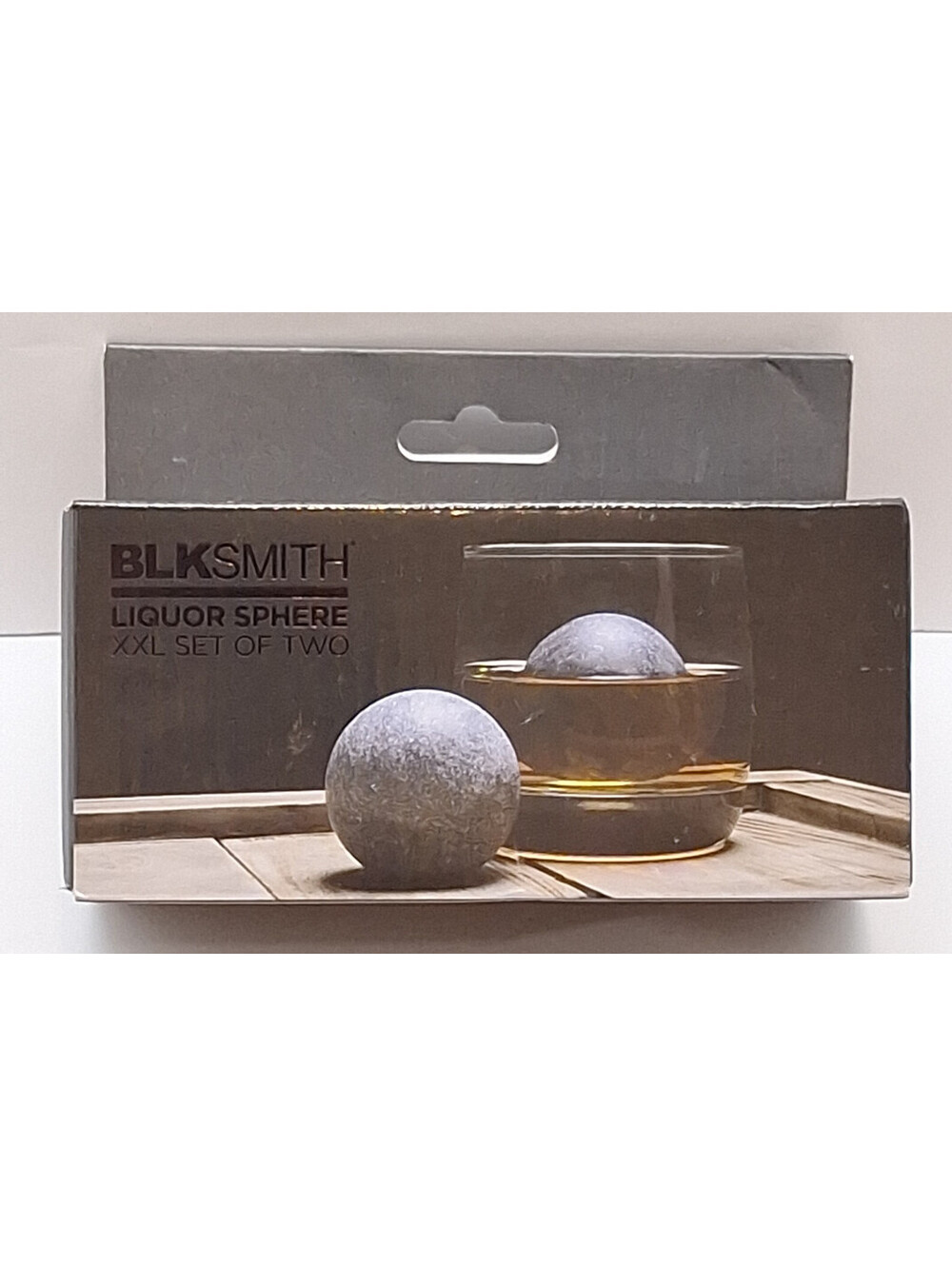NEW BLKSMITH Set - 2 Whiskey Spheres Stones Drink Chillers 100% Soapstone Sealed